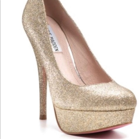 steve madden pumps glitter